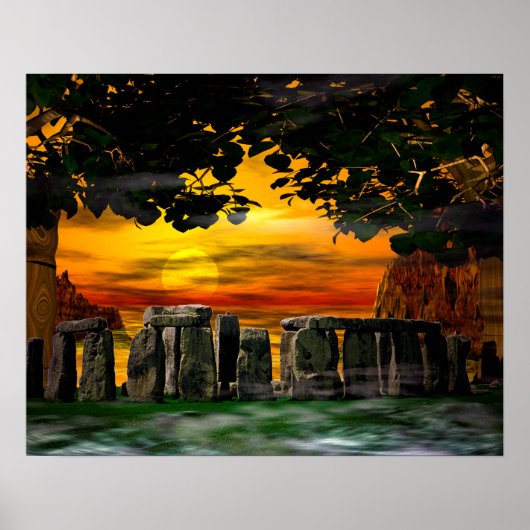 Mystic Stonehenge Poster (Voorkant)