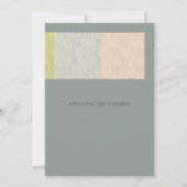 Mystic Storm Typography Vrijgezellenfeest Blue Pin Kaart (Achterkant)