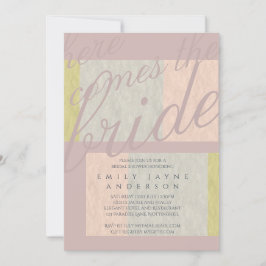 Mystic Storm Typography Vrijgezellenfeest Blue Pin Kaart