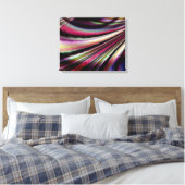 Mystic Stroke Stretched Canvas Print (Insitu (Slaapkamer))