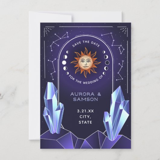 Mystic Sun Event De datum opslaan Save The Date (Voorkant)