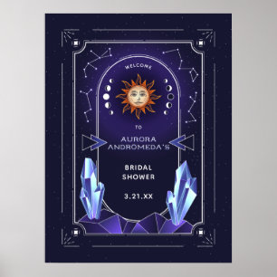 Mystic Sun Event Sign Poster