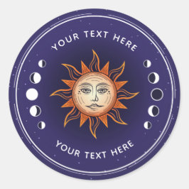 Mystic Sun gepersonaliseerde Sticker