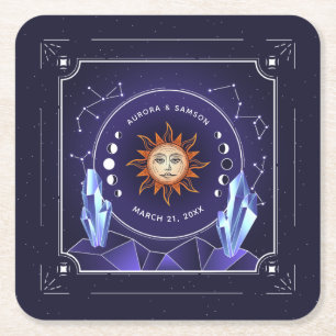 Mystic Sun Personalized Onderzetter
