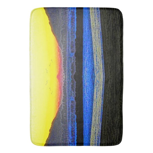 Mystic Sunset Double Vision Badmat (Voorkant Verticaal)