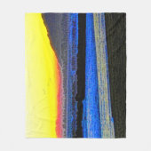 Mystic Sunset  Fleece Deken (Voorkant)