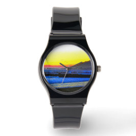 Mystic Sunset  Horloge
