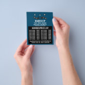 Mystic Symbols, Psychische lezing prijslijst Flyer (Hand)