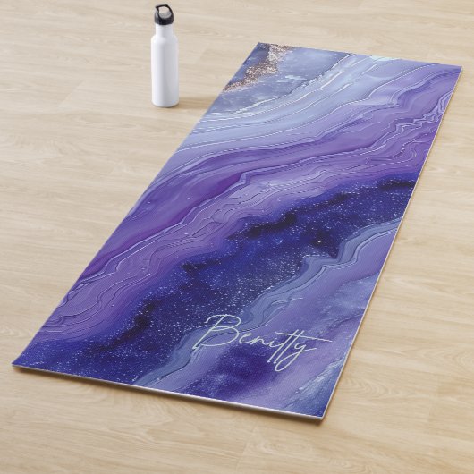 Mystic Tanzanite Energy Yoga Mat (In situ)