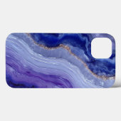 Mystic Tanzanite Facet iPhone Case (Achterkant (horizontaal))