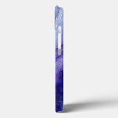 Mystic Tanzanite Facet iPhone Case (Achterkant / Links)