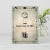 Mystic Tarot Fortune Teller Bachelorette Party Kaart (Staand voorkant)