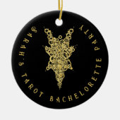 Mystic Tarot Meidenavondfeestje Keramisch Ornament (Voorkant)
