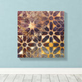 Mystic Tegels I Canvas Afdruk (Insitu (Houten vloer))