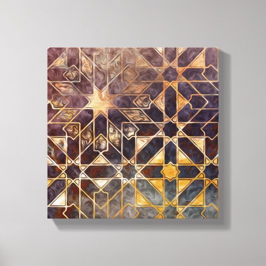 Mystic Tegels I Canvas Afdruk (Voorkant)