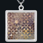 Mystic Tegels I Zilver Vergulden Ketting<br><div class="desc">Patronen</div>