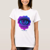 Mystic Third Eye Vision — Cosmic Energy Art T-shirt (Voorkant)