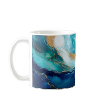 Mystic Tides: De Kunst van Kobalt en Teal