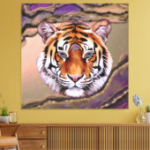 Mystic Tiger 2 Canvas Afdruk (Insitu (Woonkamer))