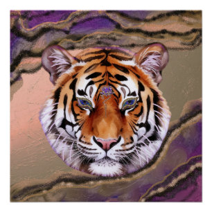 Mystic Tiger 2 Perfect Poster