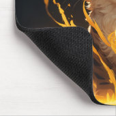 Mystic Tiger Cat Fire bekend Muismat (Hoek)