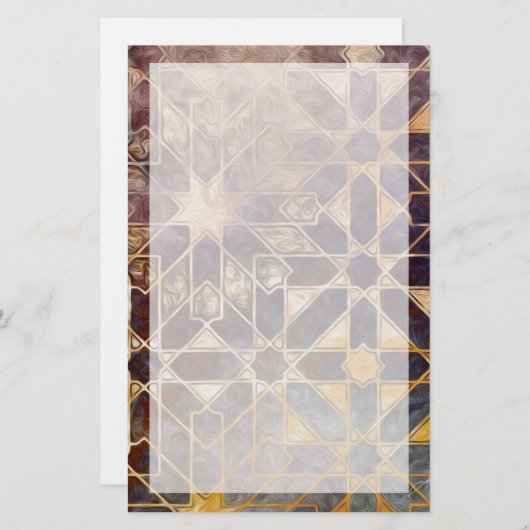 Mystic Tiles I Briefpapier (Voorkant / Achterkant)