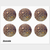 Mystic Tiles I Ronde Sticker (Vel)