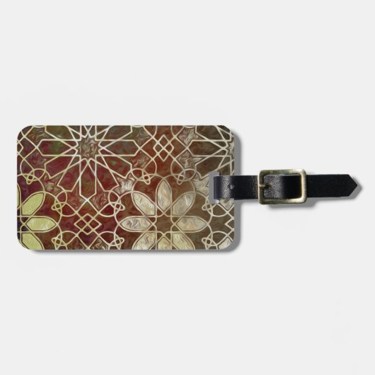 Mystic Tiles II Bagagelabel (Voorkant horizontaal)