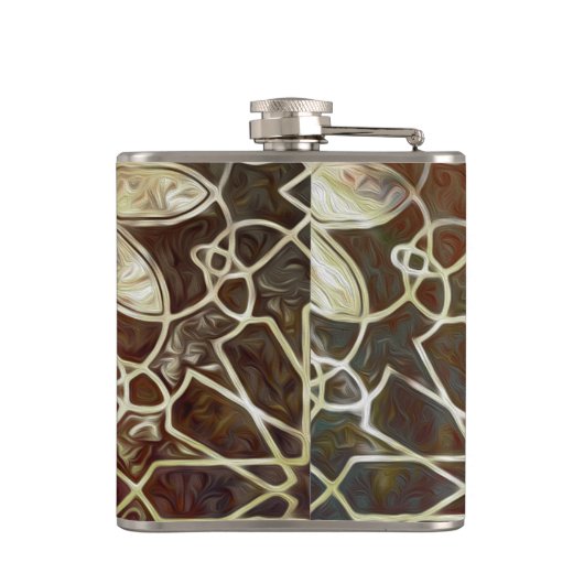 Mystic Tiles II Heupfles (Achterkant)