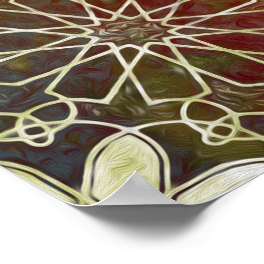 Mystic Tiles II Poster (Hoek)