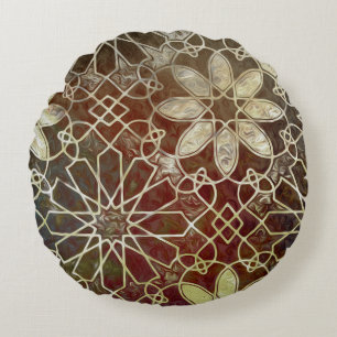 Mystic Tiles II Rond Kussen