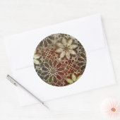 Mystic Tiles II Ronde Sticker (Envelop)