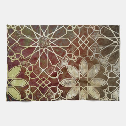 Mystic Tiles II Theedoek (Horizontaal)