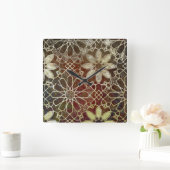 Mystic Tiles II Vierkante Klok (Huis)