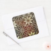 Mystic Tiles II Vierkante Sticker (Envelop)
