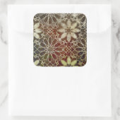 Mystic Tiles II Vierkante Sticker (Tas)