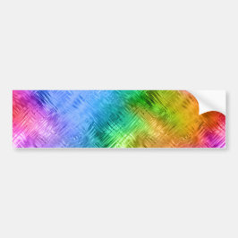 Mystic Topaz Blue Glassy Texture Bumpersticker