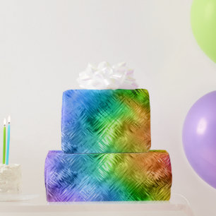 Mystic Topaz Blue Glassy Texture Cadeaupapier