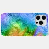 Mystic Topaz Blue Glassy Texture Case-Mate iPhone Case (Achterkant (horizontaal))