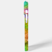 Mystic Topaz Blue Glassy Texture Case-Mate iPhone Case (Achterkant / Links)