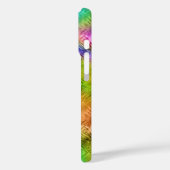 Mystic Topaz Blue Glassy Texture Case-Mate iPhone Case (Achterkant / Links)