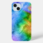 Mystic Topaz Blue Glassy Texture Case-Mate iPhone Case (Achterkant)