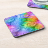 Mystic Topaz Blue Glassy Texture Onderzetter (Linkerzijde)