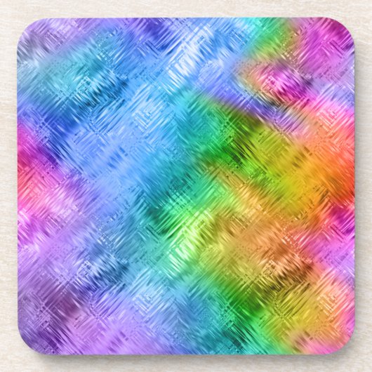 Mystic Topaz Blue Glassy Texture Onderzetter (Voorkant)