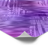 Mystic Topaz Blue Glassy Texture Poster (Hoek)