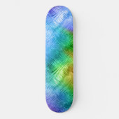 Mystic Topaz Blue Glassy Texture Skateboard (Voorkant)