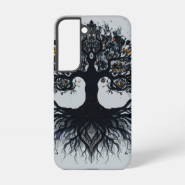 Mystic Tree of Life S22 Stoer Hoesje Samsung Galaxy Hoesje