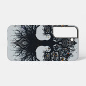 Mystic Tree of Life S22 Stoer Hoesje Samsung Galaxy Hoesje (Achterkant horizontaal)