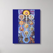 Mystic Tree of Life Wrapped Canvas Art (Voorkant)