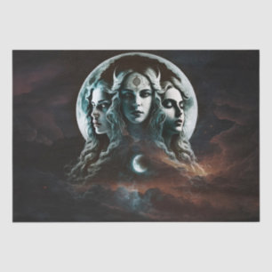 Mystic Triple Goddess Twist Decoupage Tissue Paper Tissuepapier